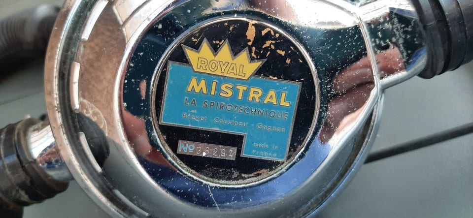 Détendeur Plongée vintage ROYAL MISTRAL Spirotechnique Cousteau Gagnan ORIGINAL — photo 2