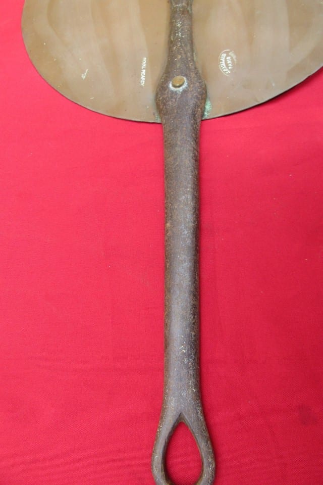 Ancien Couvercle Casserole Cuivre J Gaillard Paris  diam 34 CMS — photo 5