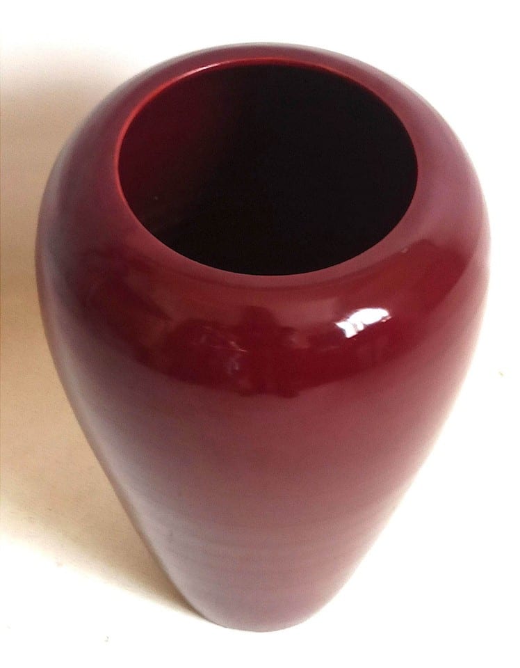 Vase céramique Bordeaux Hauteur 30 cm — photo 3