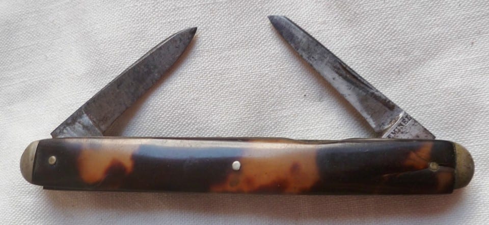 Couteau pliant ancien GEMINEL France à restaurer ORIGINAL KNIVE