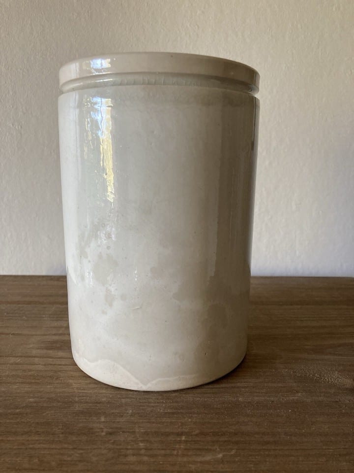 Pot en grès confiture Félix Potin années 30/40 — foto 2