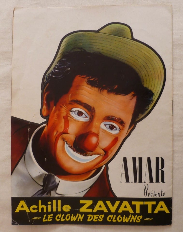Programme Cirque AMAR circa 1957 Achille Zavatta ORIGINAL — photo 2