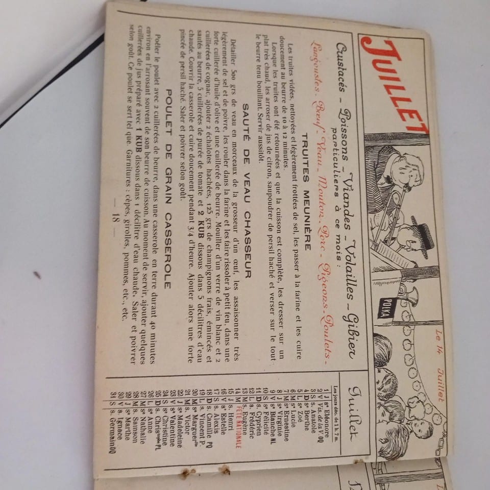 Ancien Livret de Recette Bouillon Kub  Publicité collection 1926 — photo 5