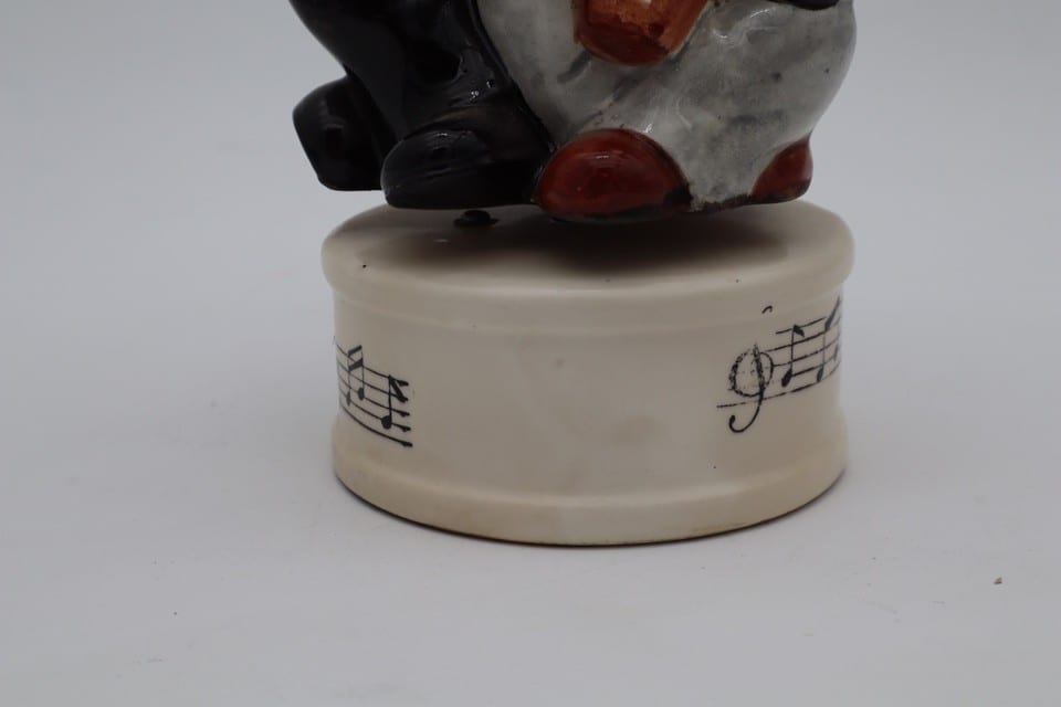 Ancienne bouteille à liqueur musicale St-Galmier Ravel Frères – Céramique — photo 3