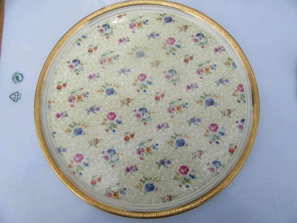 porcelaine de limoges plat à tarte