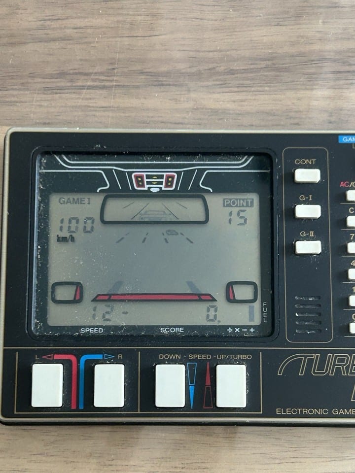 Jeu Électronique Calculatrice Casio  Turbo Drive Complet MG 200