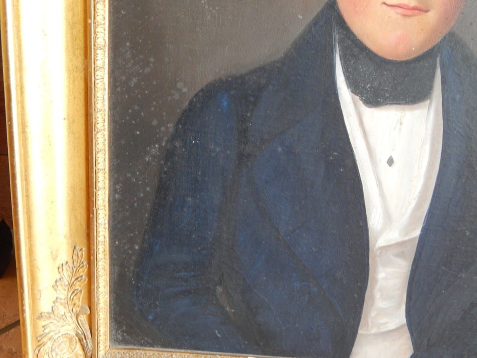 TABLEAU Huile sur Toile Charles François Philbert Peint Par Loquet de Lisieux — photo 4