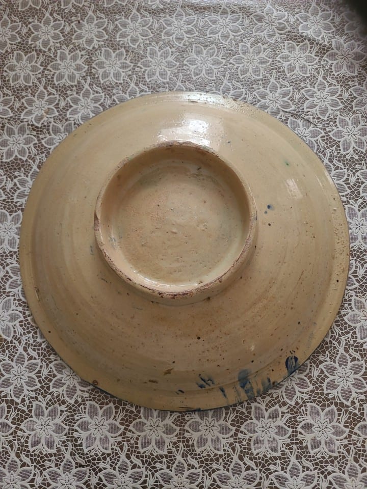 grand plat en céramique  "mokhfia" traditionnelle originaire  du Maroc — photo 2
