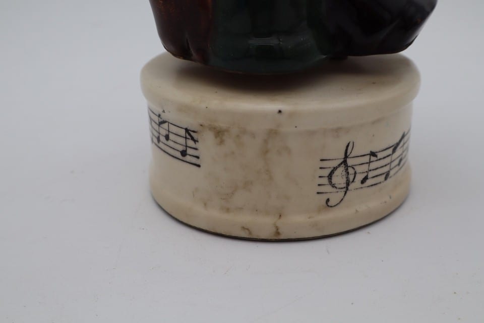Ancienne bouteille à liqueur musicale St-Galmier Ravel Frères – Céramique — photo 7