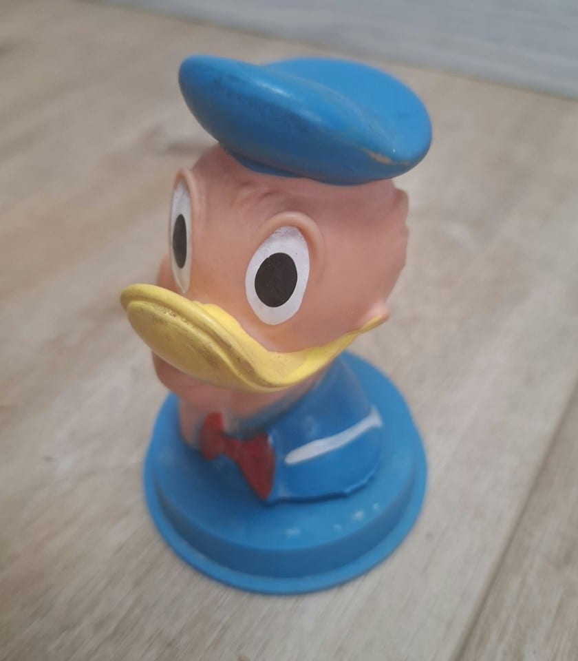 Rare porte-brosse à dent Donald Walt DISNEY 1969 - DELACOSTE — foto 3