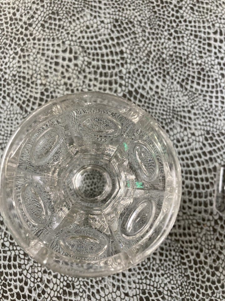 Petits verres en cristal moulé Charles X — foto 5