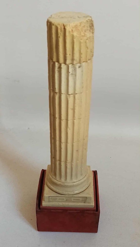 Bouteille collection Old Jules Cognac Robin forme colonne 750 ml — photo 5