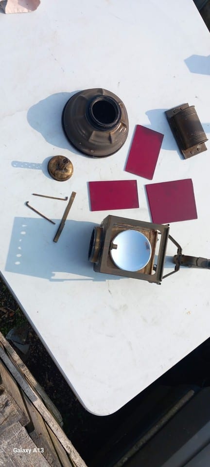 LAMPE A BUTIN ACETYLENE/CARBURE-CHEMIN DE FER — photo 3