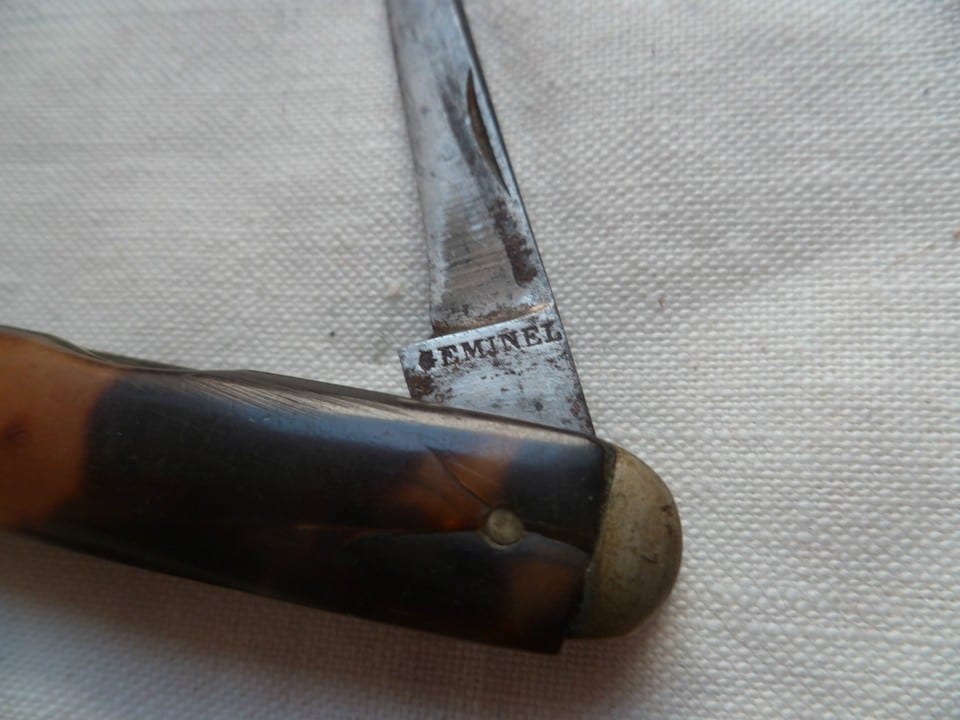 Couteau pliant ancien GEMINEL France à restaurer ORIGINAL KNIVE — photo 2