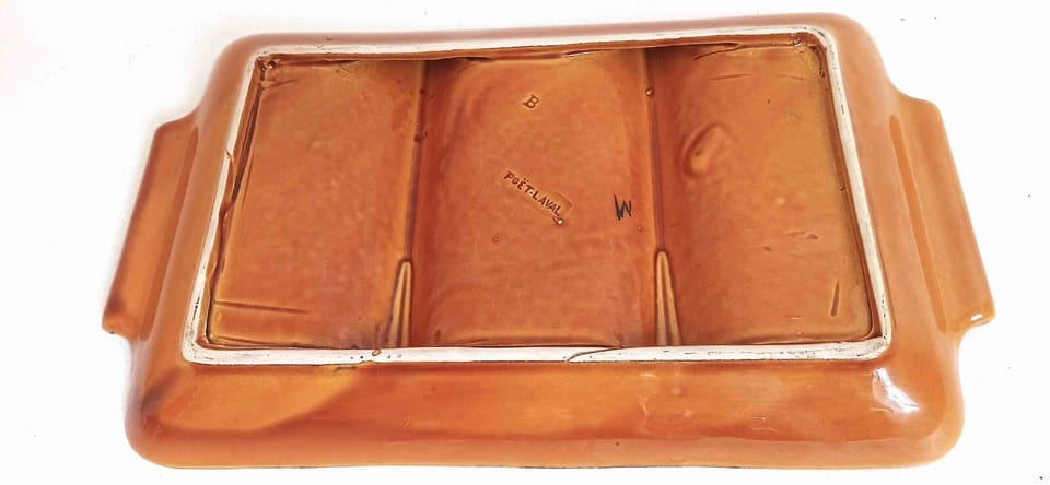 Plat à compartiments céramique Poët-Laval Années 60 — photo 7