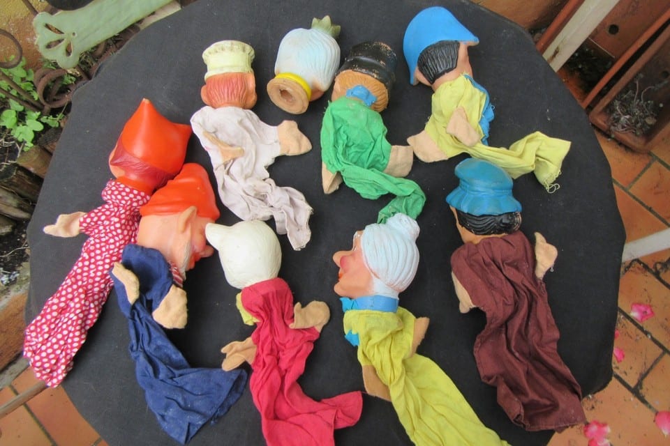 marionnette vintage lot de 9 — photo 5