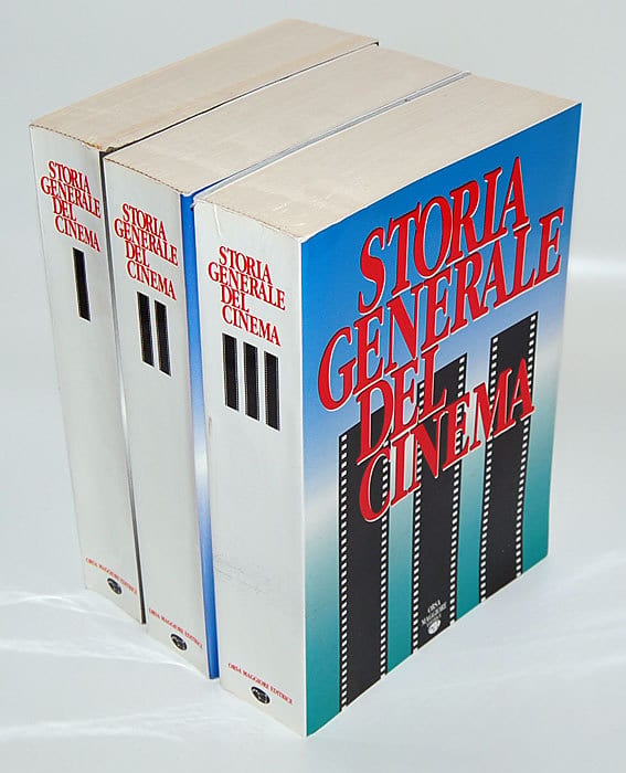 STORIA GENERALE DEL CINEMA 3 vol. complet 1987 Histoire du cinéma en italien — photo 2