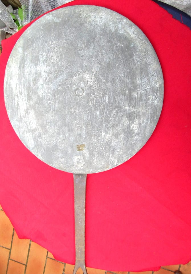 Ancien Couvercle Casserole Cuivre J Gaillard Paris  diam 34 CMS — photo 6