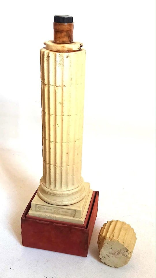 Bouteille collection Old Jules Cognac Robin forme colonne 750 ml — photo 4