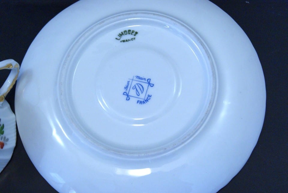 Tasse à café Porcelaine de Limoges Dumont french porcelain coffee cup — foto 7