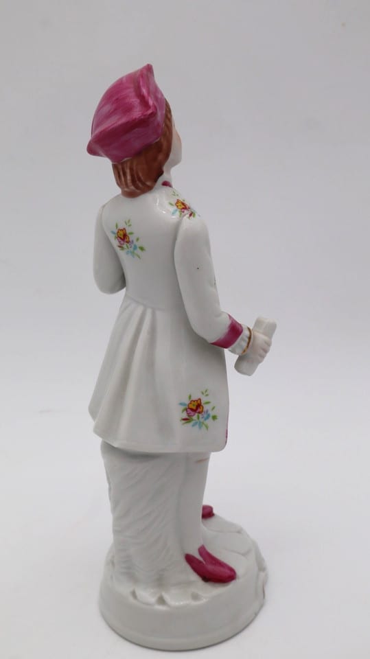 Biscuit de porcelaine – Gentilhomme musicien au violon – Figurine vintage — photo 6