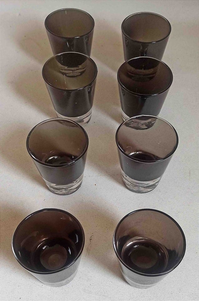 Lot de 8 verres Années 60 de Bo Borgström Suède — photo 7