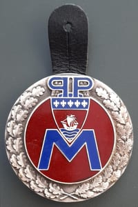 Insigne Obsolète 1980 Brigade du METRO PP Préfecture de Police de Paris ORIGINAL