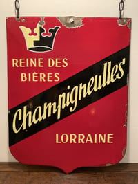 Plaque émaillée Champigneulles