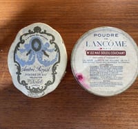 Boîtes poudre de riz Lancôme et Violet 1900/1920