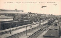 CPA / DÉP18/BOURGES VUE  PRISE DE LA PASSERELLE  AU FOND DE LA MAISON D’ARRÊT