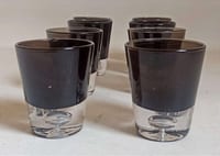 Lot de 8 verres Années 60 de Bo Borgström Suède
