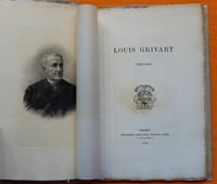 Plaquette portrait LOUIS GRIVART par Gustave Saulnier de La Pinelais 1902 Rennes