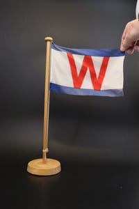 Drapeau fanion de bureau vintage transport maritime company Hans Wolkau Hamburg