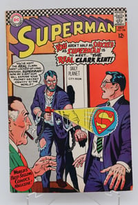 Superman n°198 (1967) DC Comics US, "The Real Clark Kent", comic ancien