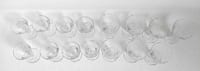 Service de 7 verres à eau + 8 verres à vin Années 50