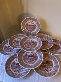 10 assiettes anciennes Italiennes
