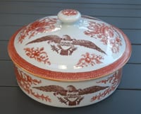 Chine Porcelaine Fitzhugh Aigle USA American Eagle Chinese Export VINTAGE