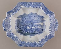 CRYSTAL PALACE PLAT CREUX SUR PIÉDOUCHE FAÏENCE CÉRAMIQUE 1851 ANGLETERRE LONDON