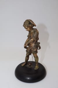 Statuette en bronze – Jeune garçon – XIXe