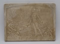 Plaque bas-relief Verdun 1916 – On ne passe pas –Poilu –Première Guerre mondiale
