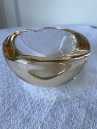 Vide poche, cendrier en cristal Daum Nancy France