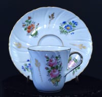 Tasse à café Porcelaine de Limoges Dumont french porcelain coffee cup