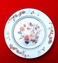 assiette en porcelaine imari chine xix ieme siecle