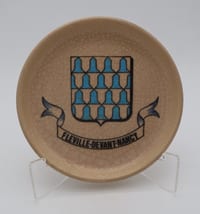 Coupelle faïence émaux Longwy Récollets Fléville-devant-Nancy