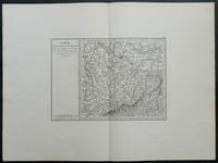Carte militaire GOUVION SAINT-CYR 1836 DRESDE Dresden Dohna Dippoldiswalde 16
