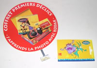 COLLECTOR : PLV & BON Jeu COFFRET APPAREIL PHOTO jetable KODAK Hercule DISNEY