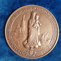 Médaille Couronnement ND DE LA GARDE MARSEILLE 1931 par DROPSY ORIGINAL MEDAL