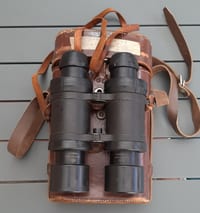 BINO SGO HUET rare M.1953 8X40 JUMELLES MARINE NATIONALE NAVY BINOCULAR ORIGINAL