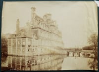 PHOTOGRAPHIE ANCIENNE DE PAUL ROBERT : CHÂTEAU DE BEAUMESNIL Eure Normandie