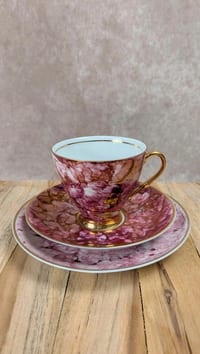 Service petit-déjeuner marbré rose • Karolina Pologne